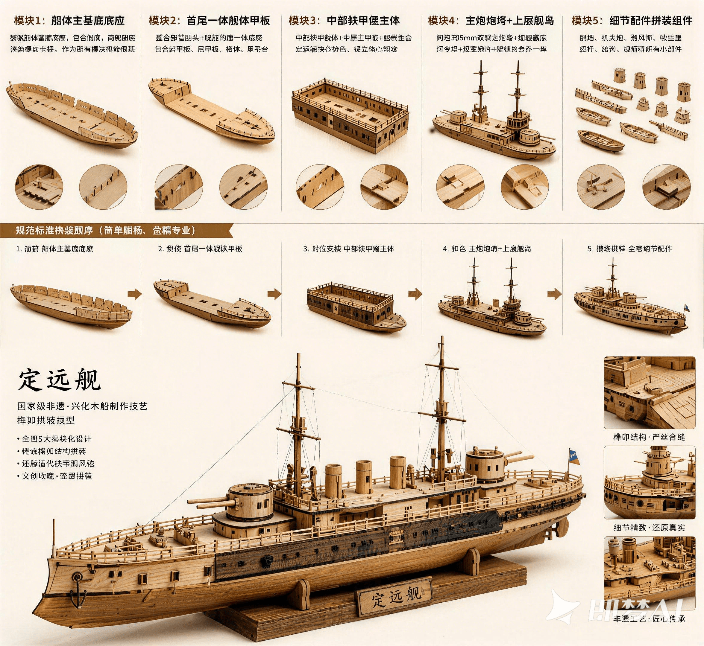 定远舰解析图