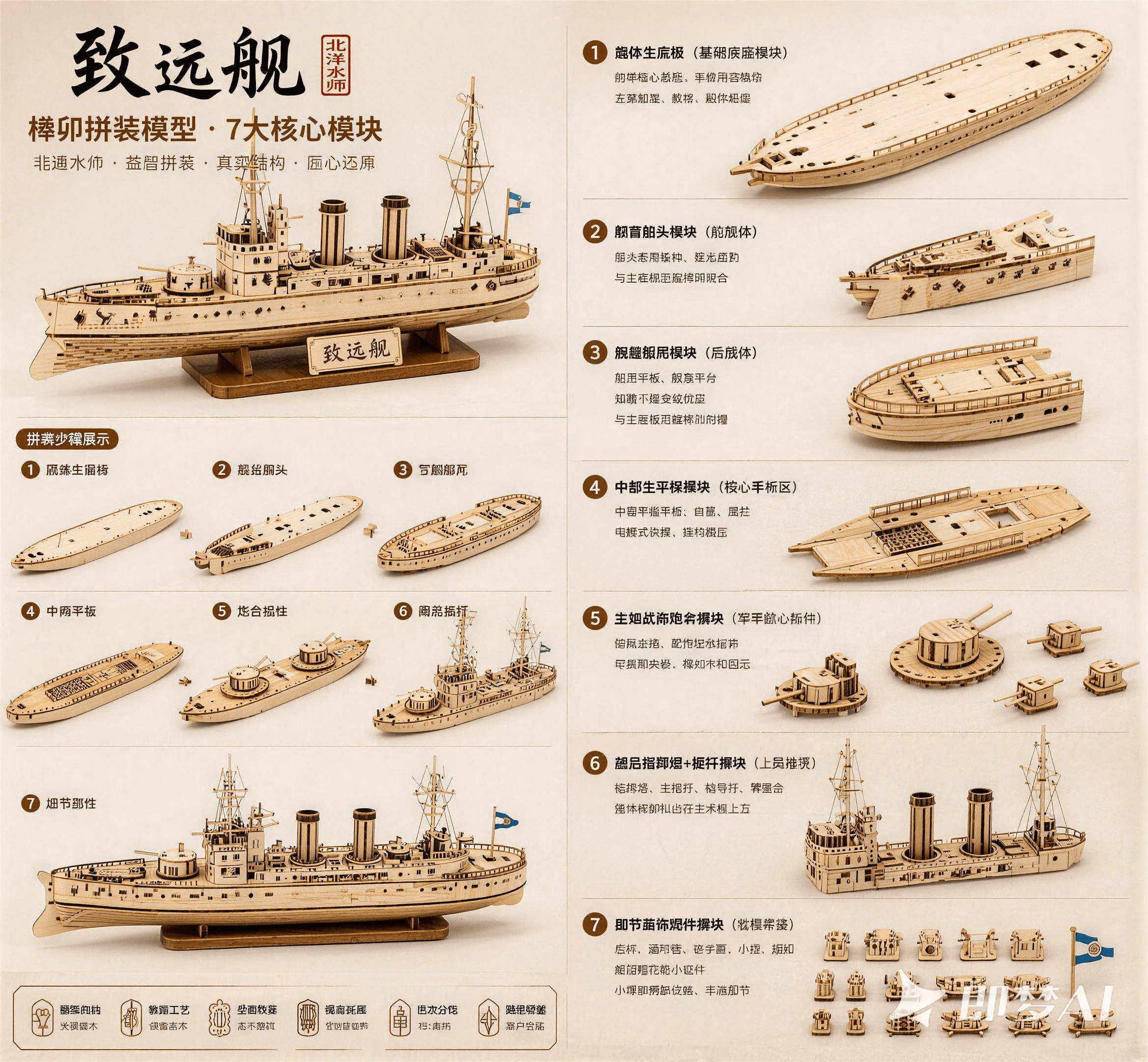 致远舰解析图