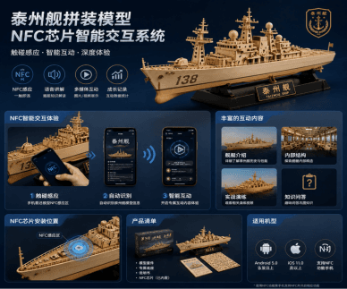 时光舰证 · 海军文创军舰模型